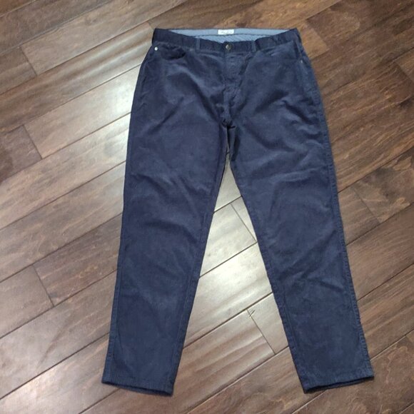 Peter Millar Dark Blue Corduroy Pants - Picture 1 of 7